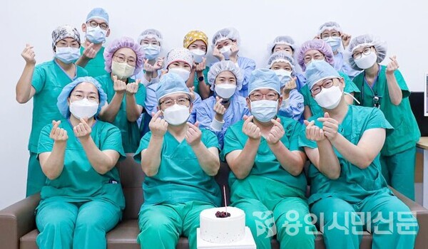 용인세브란스병원이 대장암 수술 500례를 달성했다.