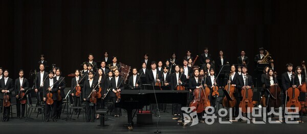 용인시립청소년오케스트라 단원들의 모습./제공 용인문화재단